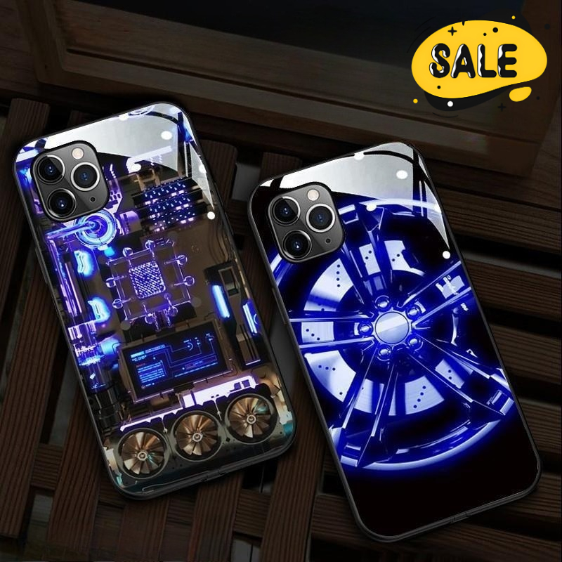 Magnetic Case Smart - Moda inteligente led luz brilho luminoso