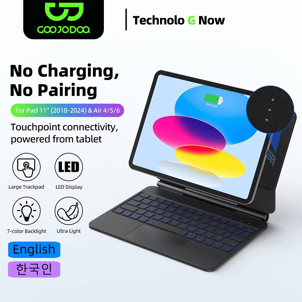 Tablet Accessories Choice Store - Capa de teclado inteligente pogo pin