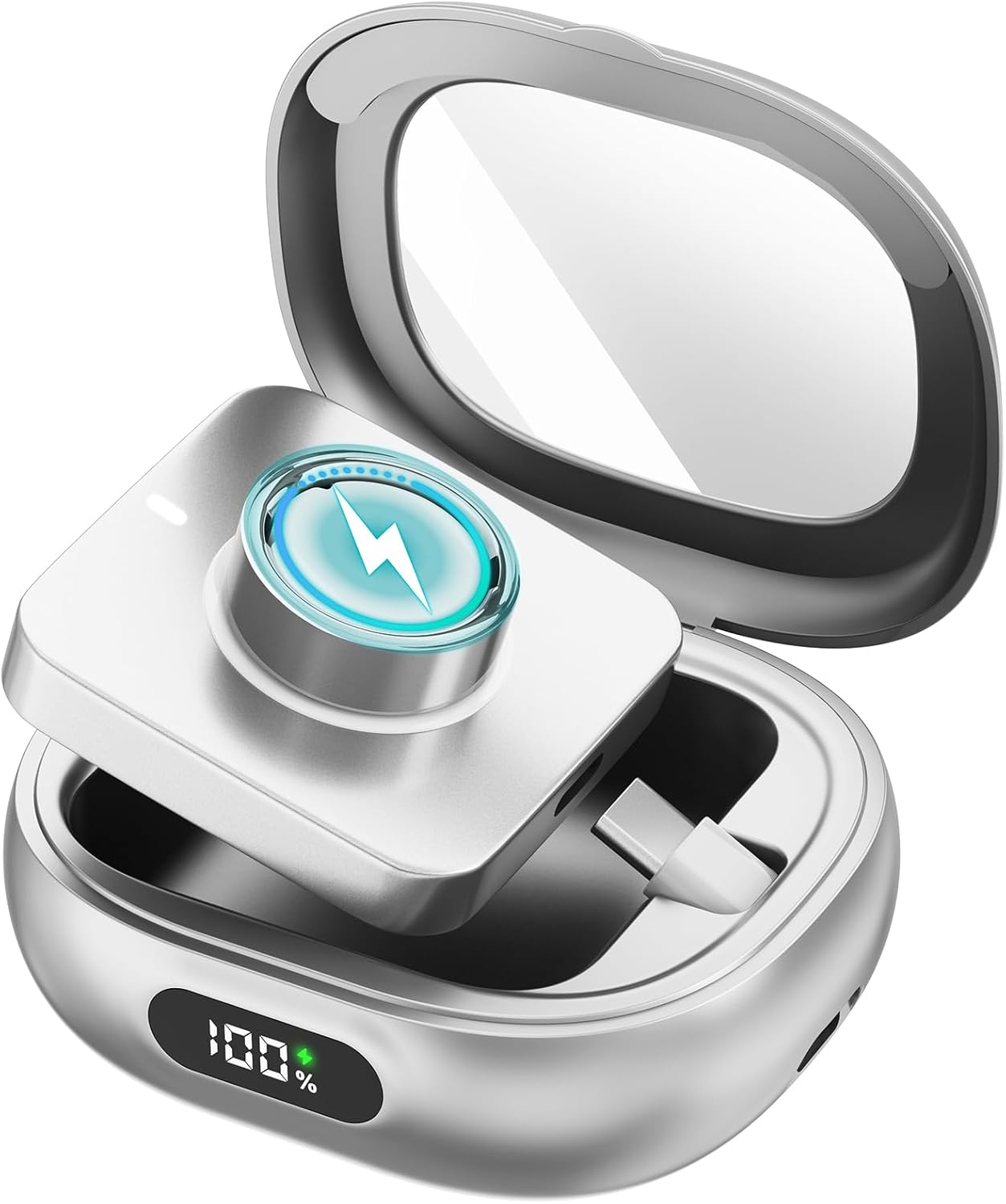 Magnetic Case Smart - Estojo de Carregamento para Anel Inteligente,