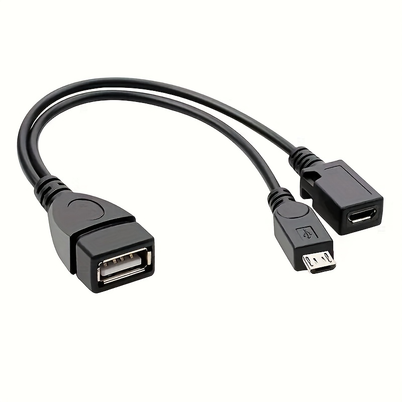 Tablet Tech Accessories - Adaptador divisor 2 em 1 OTG