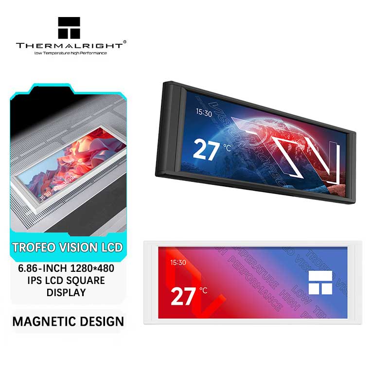 Magnetic Case Smart - Thermalright TROFEO VISION LCD display colorido