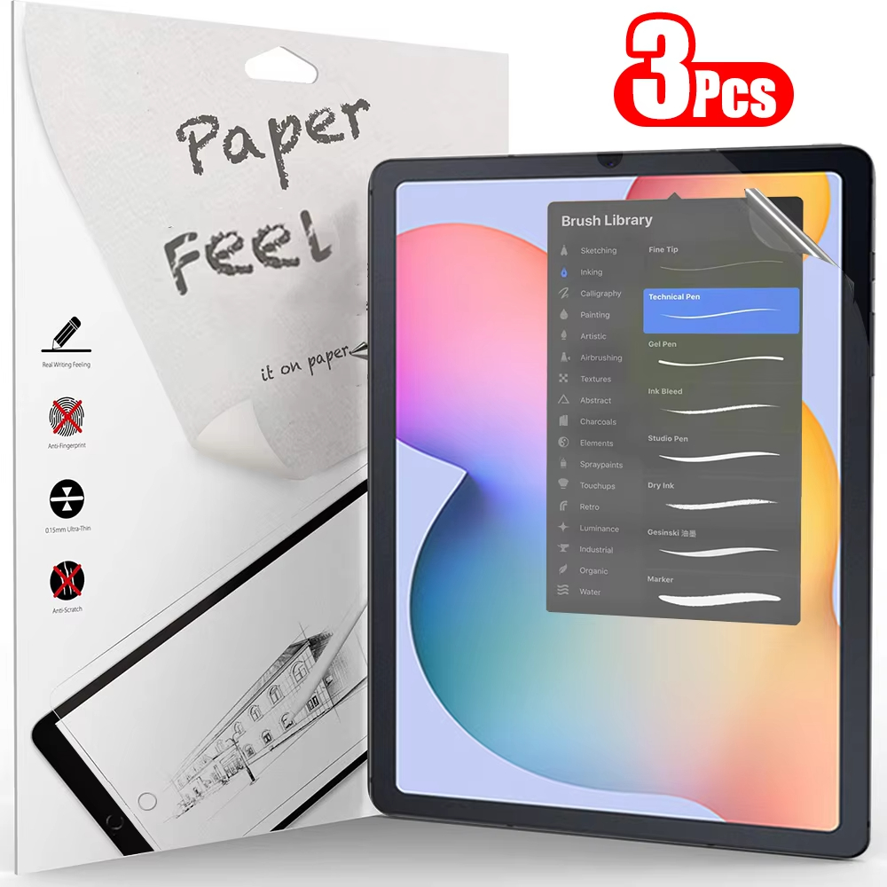Paper Feel Screen Film - 3 pçs papel sentir como protetor