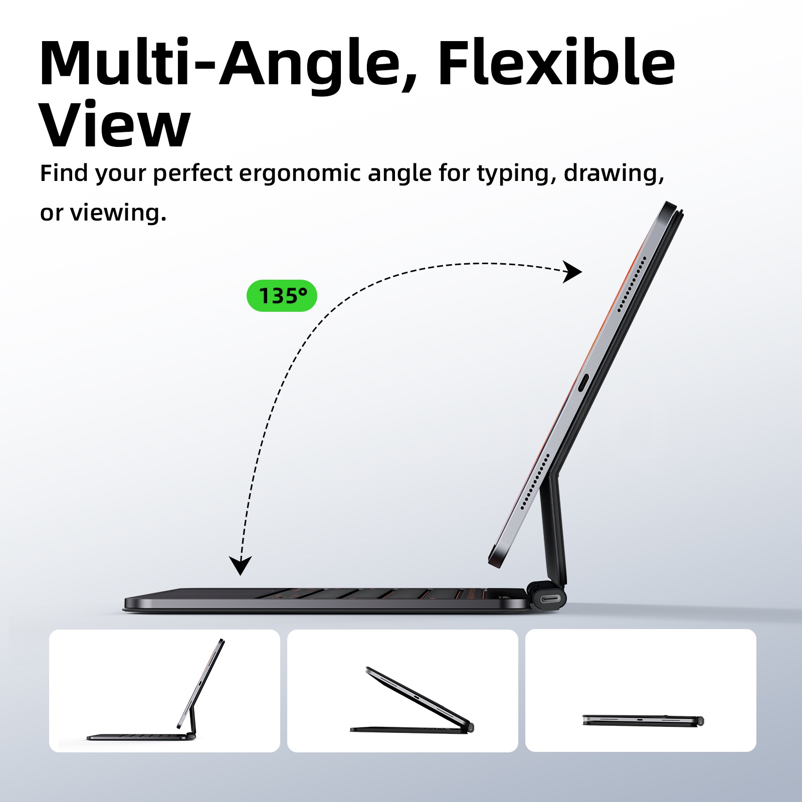 Teclado Mágico Flutuante e Ult - Tablet Accessories Choice Store avaliação e preço