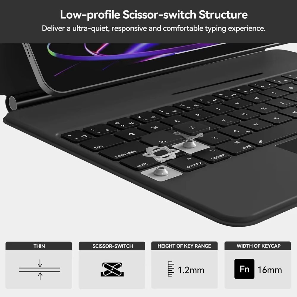 Teclado Sem Fio com Adsorção M - Magnetic Case Smart avaliação e preço