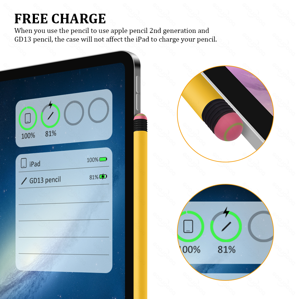 Para ipad lápis caso para gd 9 - Tablet Accessories Choice Store avaliação e preço
