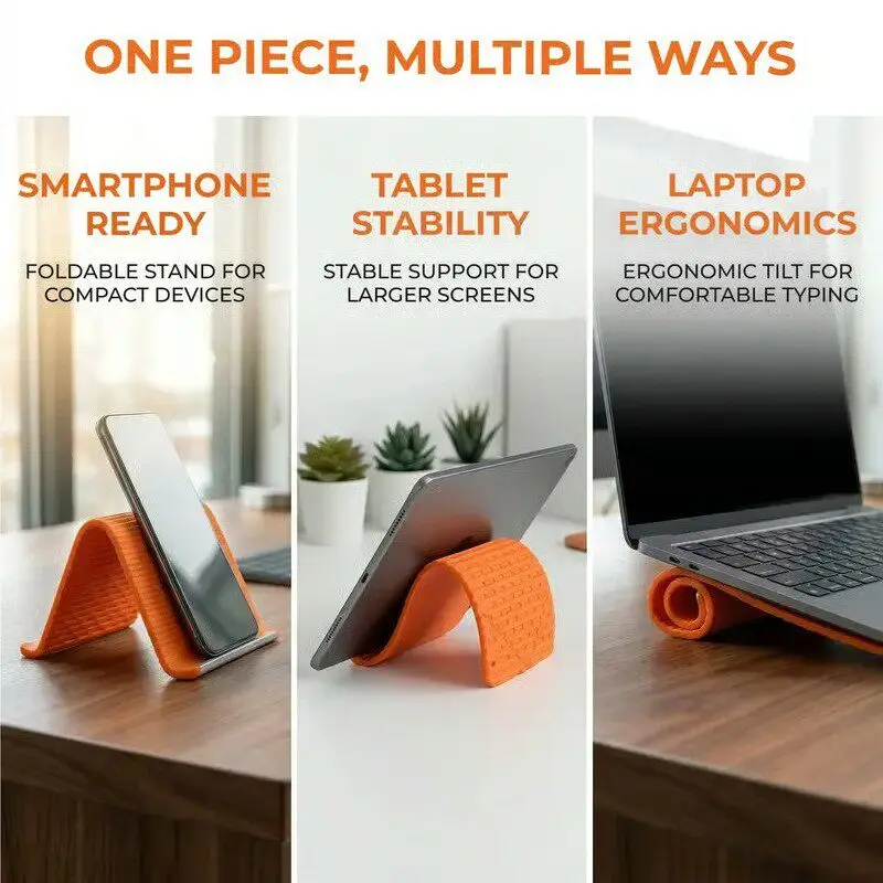 Suporte de Silicone Dobrável p - Tablet Accessories Gifts avaliação e preço