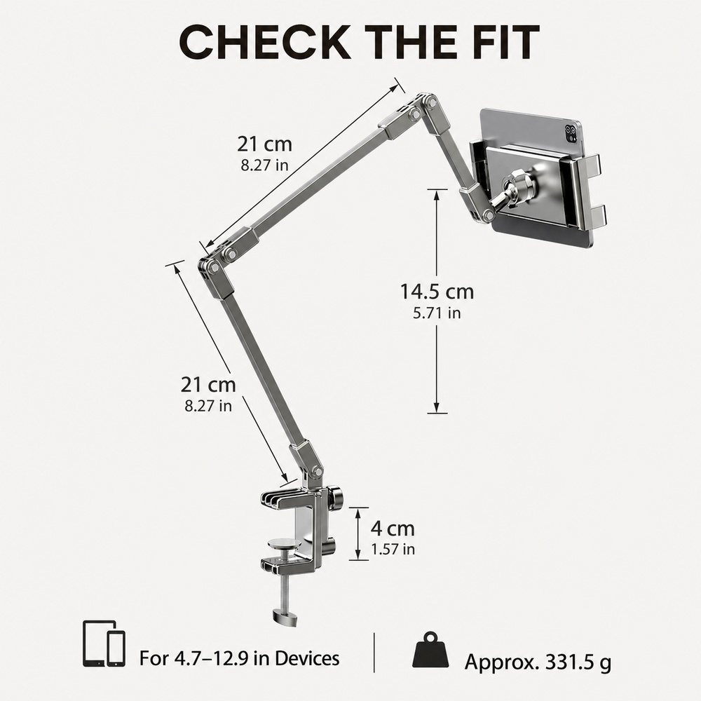 Suporte de Telefone Ajustável  - Useful Tablet Accessories avaliação e preço