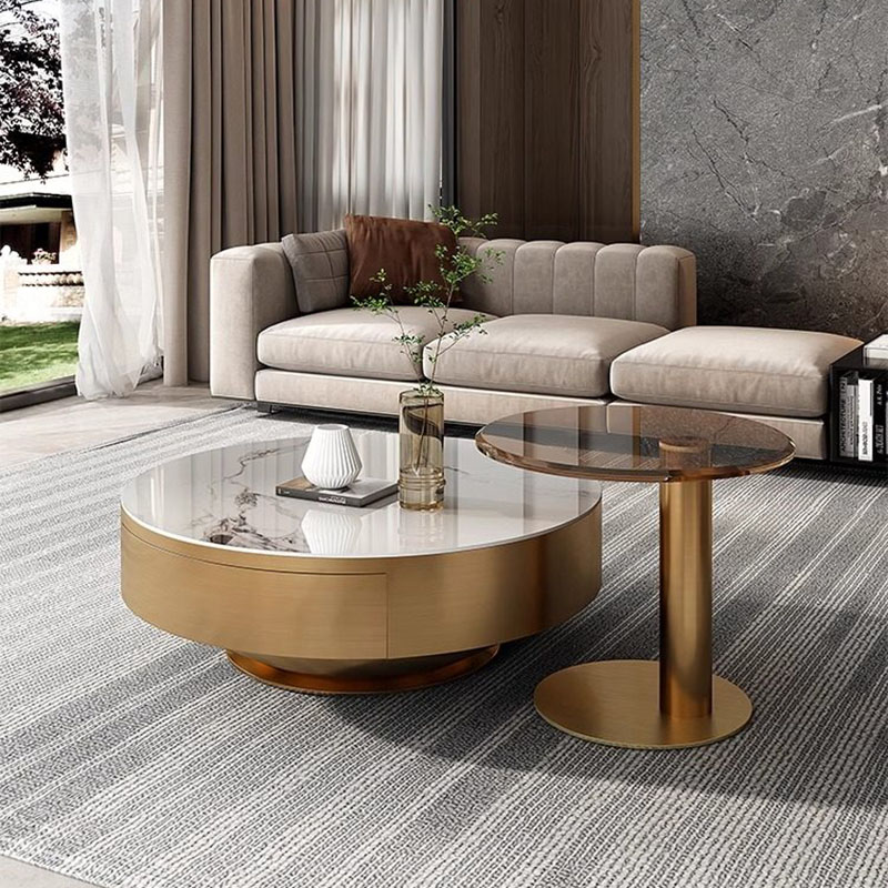 Mesa de centro redonda transpa - Unique Table Accessories avaliação e preço