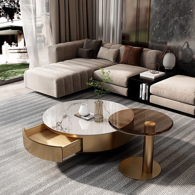 Mesa de centro redonda transpa - Unique Table Accessories avaliação e preço
