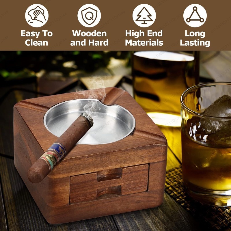 Cinzeiro de charuto de madeira - Tablet Tech Accessories avaliação e preço