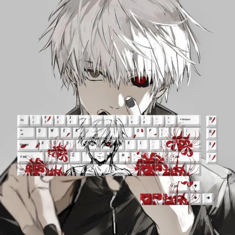 Keycap de Anime Tokyo Ghoul Ki - Tablet Gaming Accessories avaliação e preço