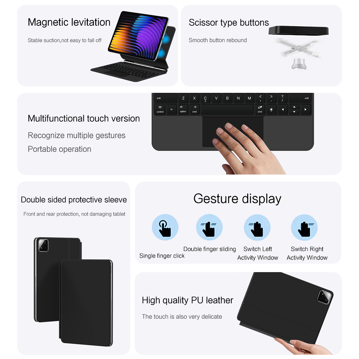 Teclado Mágico para Xiaomi Pad - Magnetic Case Smart avaliação e preço