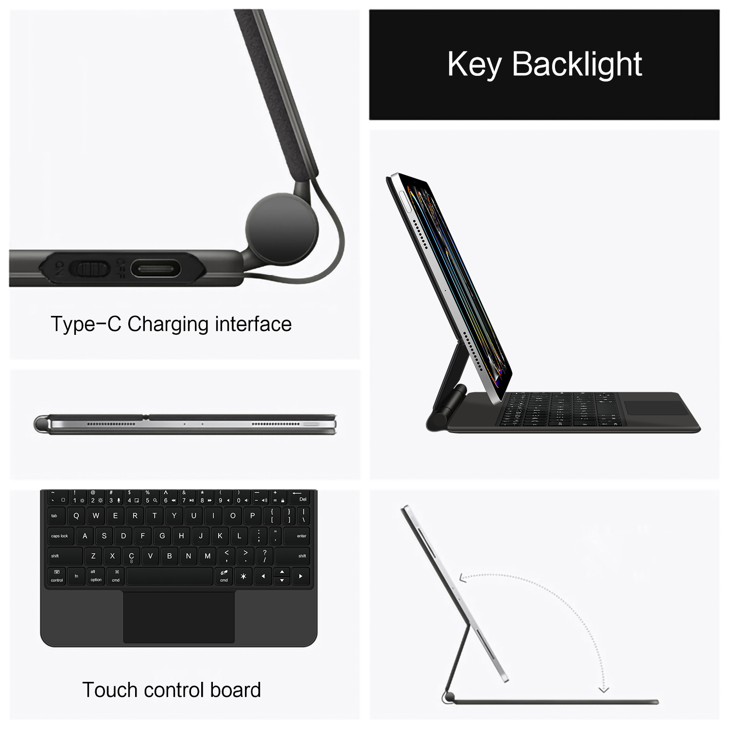 Ajauyu capa de teclado mágico  - Magnetic Case Smart avaliação e preço