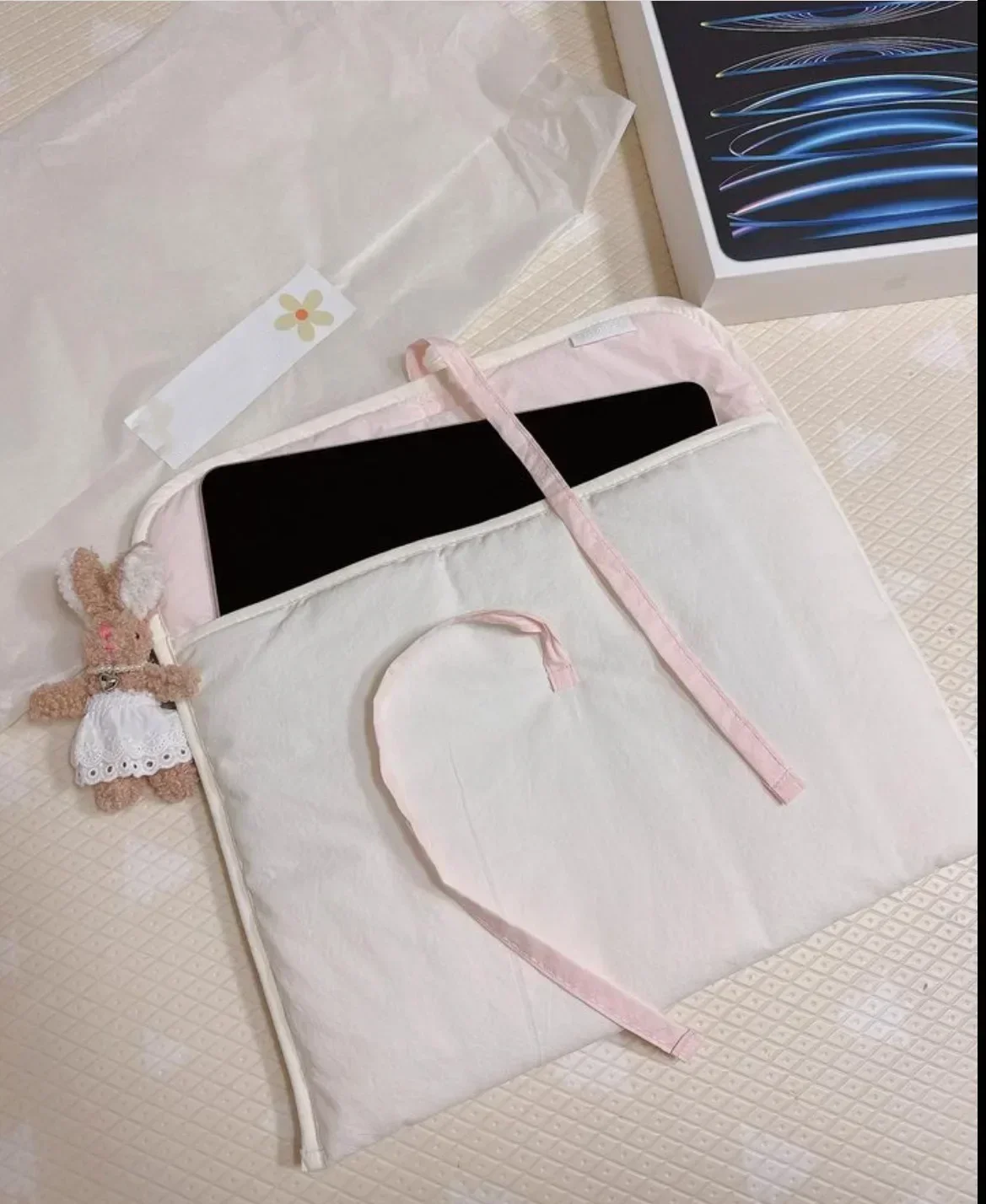 Capa Acolchoada Rosa Estilo Ba - Tablet Sleeves & Cases Ipad Accessories avaliação e preço