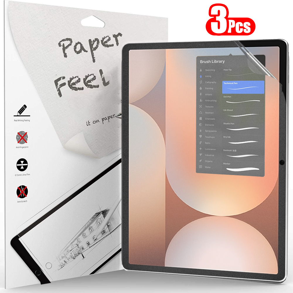 3 unidades de papel sentir com - Paper Feel Screen Film avaliação e preço