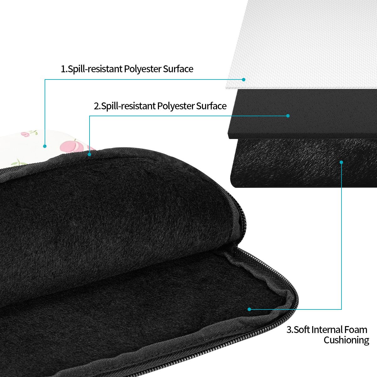 Capa Protetora para Laptop 12  - Tablet Sleeves & Cases Ipad Accessories avaliação e preço