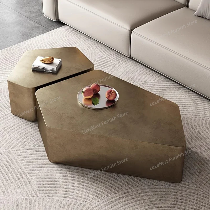 Mesa de centro industrial de m - Unique Table Accessories avaliação e preço