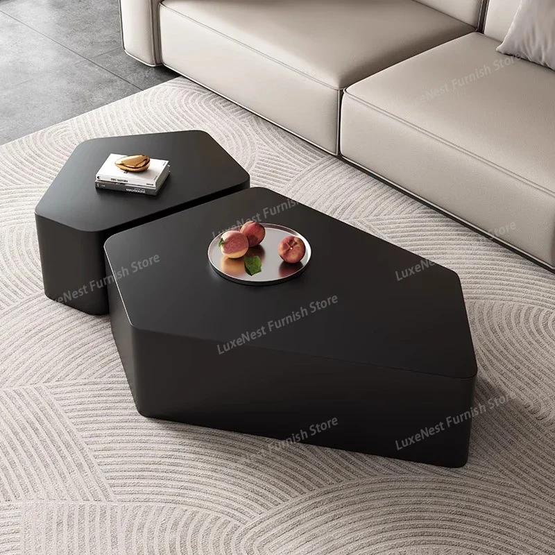 Mesa de centro industrial de m - Unique Table Accessories avaliação e preço