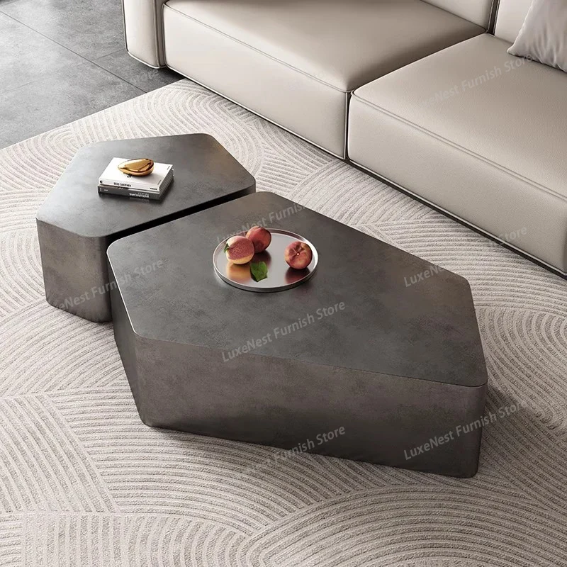 Mesa de centro industrial de m - Unique Table Accessories avaliação e preço